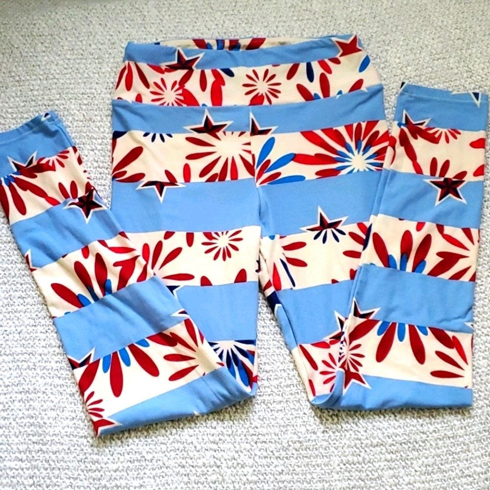 LuLaRoe Leggings - 4th of July